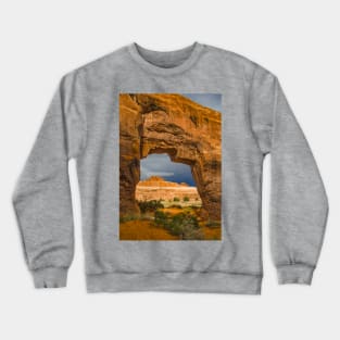 Through the Aperture, Arches National Park Crewneck Sweatshirt